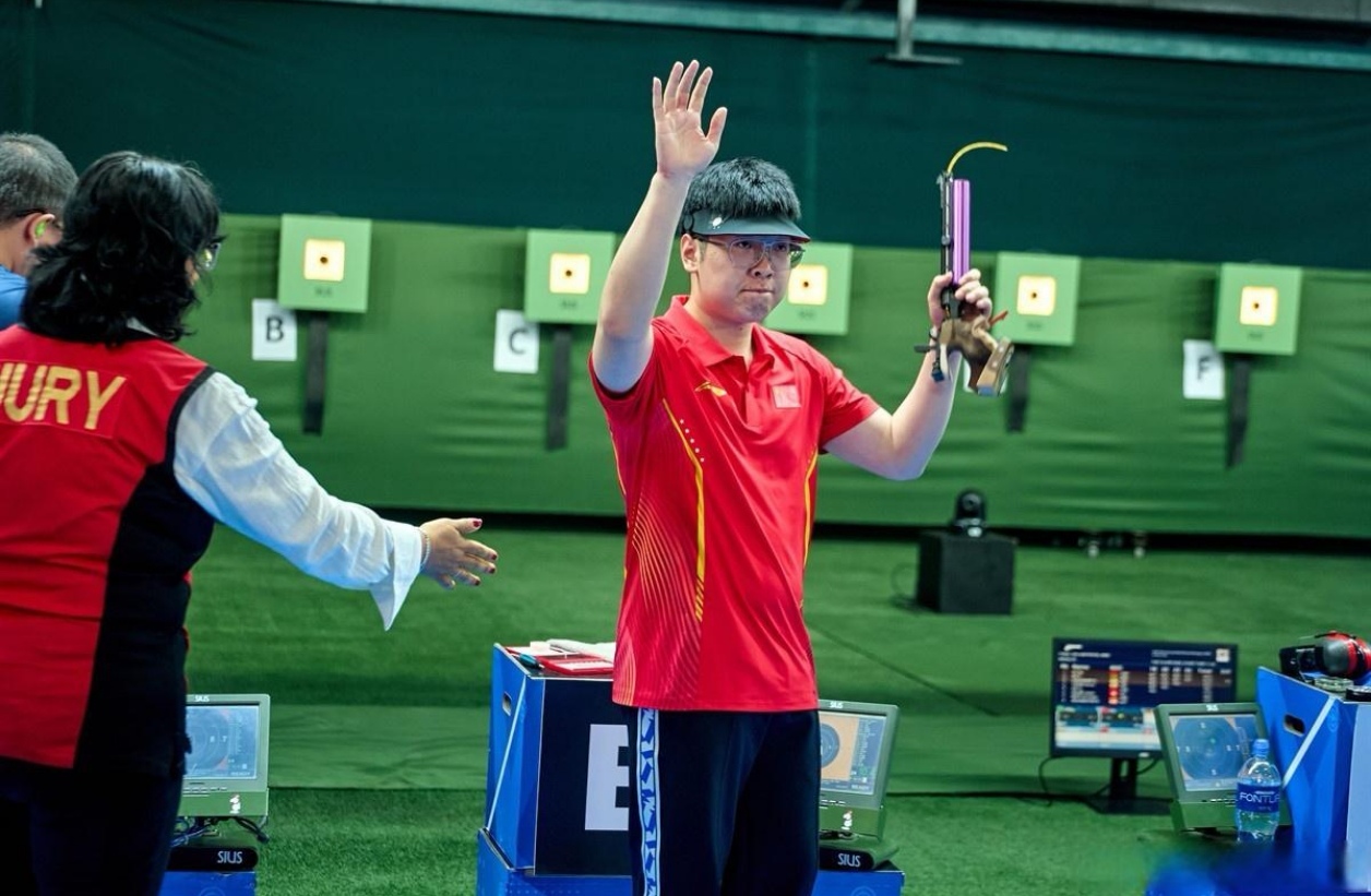 射击项目夺得冠军，实力得到认可